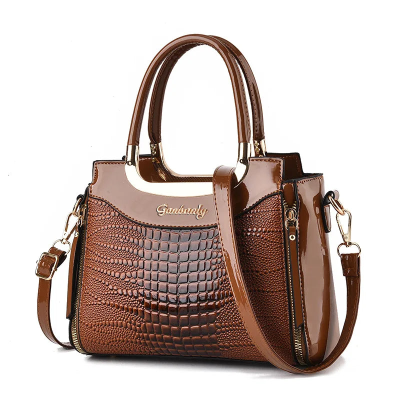 New Designer Large Capacity Women Bag Fashion PU Leather Shoulder Crossbody Bag Ladies Purse and Handbag
