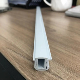 UV protection Agricultural Greenhouse Double Layer Plastic Film Fixactor White PVC Clip Connector with Aluminum Profile