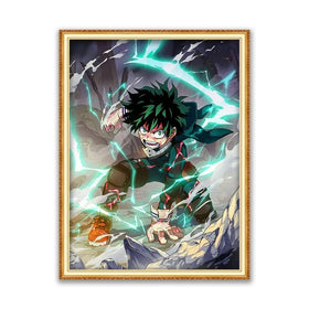 Meian Wholesale Anime DIY Diamond Painting 30x40cm 5D Crystal Canvas Wall Art Portrait