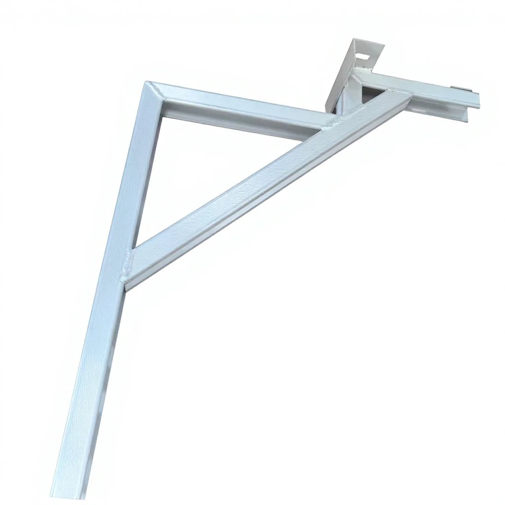 Custom Wall Mounting Aluminum Alloy Triangle Bracket with Brushed Surface for Ductless Mini Split Air Conditioner Brackets