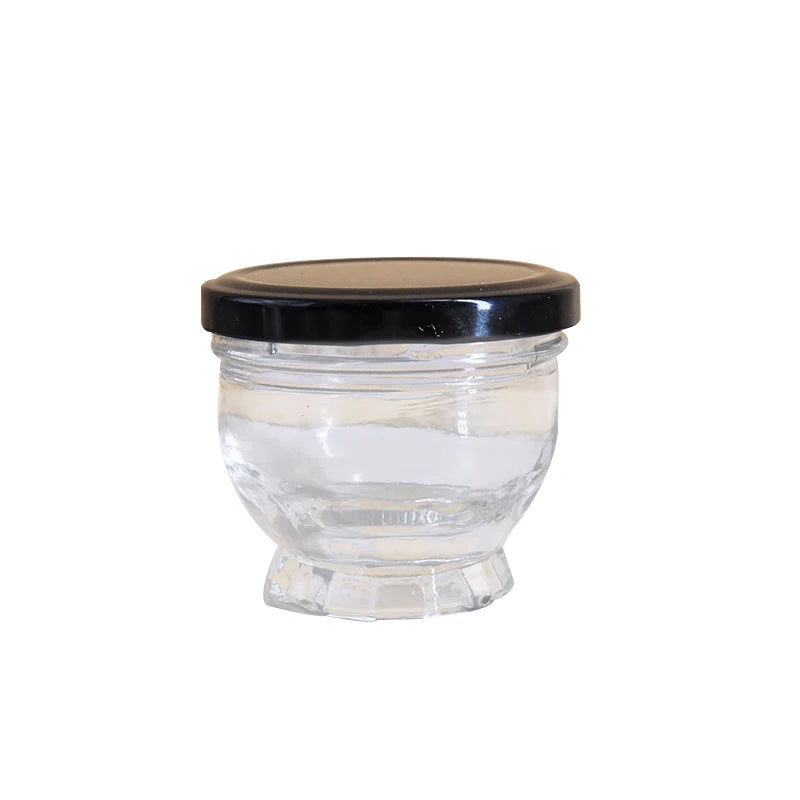 Hot Sale 50ml 75ml 100ml 150ml PET Food Glass Jars with Lids for Milk Sugar Cake Storage