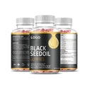 OEM/ODM Hot Sell Super Antioxidant Black Seed Oil Gummies Hair Nail Skin Growth with Vitamin Gummies