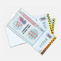 Hot Stamping Foil Hologram Strip Label Sticker Security Anti-counterfeit Sticker for  Booklet Ticket Coupon Booklet