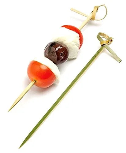 100 Pcs/Pack 15cm Disposable Bamboo Fruit Forks Snack Cake Food Pick