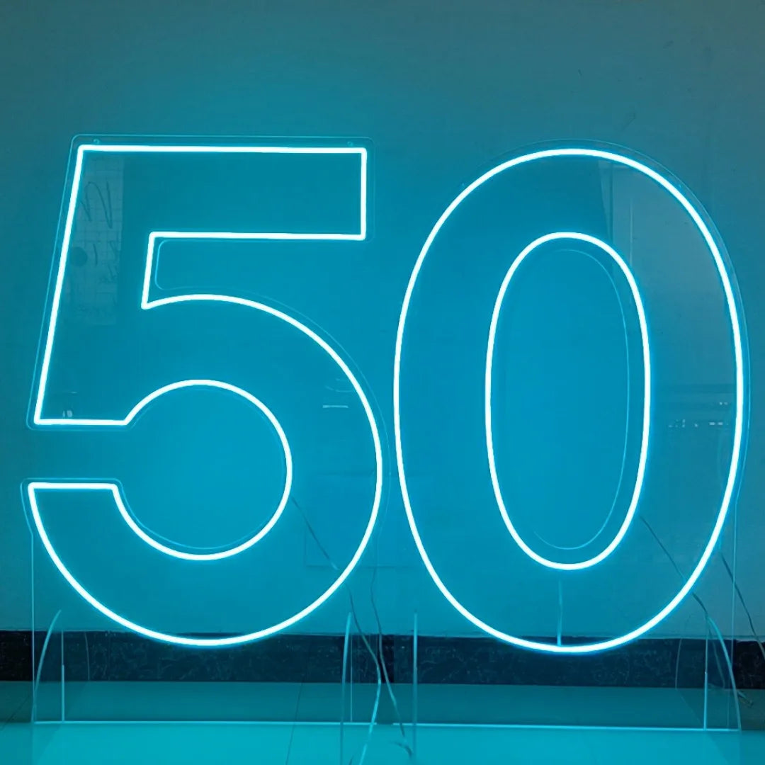 Winbo Personalized 2FT 3FT 4FT 0-9 A_Z Custom Led Letter Light Number Light Free Design Large Light up Letters