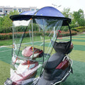 Manual Control Electric Bike Umbrella Outdoor Windproof Sunshade Cover for Motorcycle Electric Scooter Minimalist Rain 190T