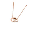 18K Gold Rope Women's Fashion Accessories 18K Gold Plated Heart Pendant Stainless Steel Cremation Jewelry Zircon Weddings