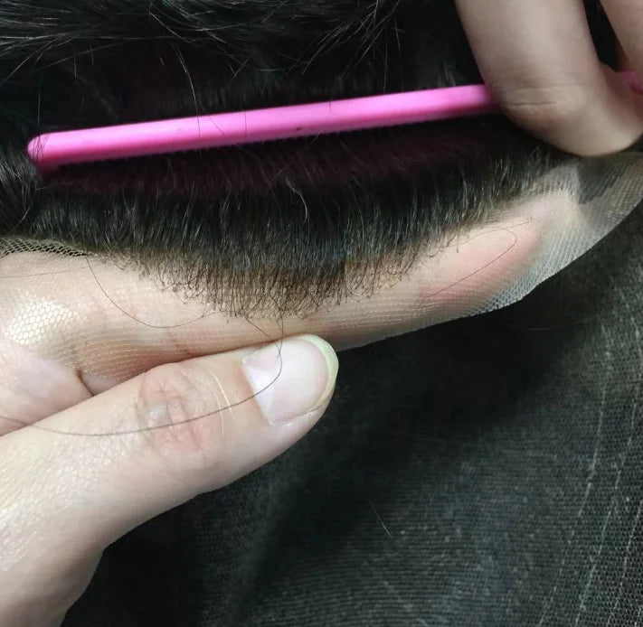 Q6 Hair Replacement System Toupee in Stock