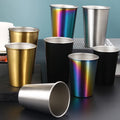 Multi Color 304 Stainless Steel Water Mug Outdoor Beer Juice Mug