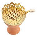 New Crown Metal Heat Management Shisha Bowl Wholesale Drop Shipping Metal Hookah Bowl Charcoal Holder