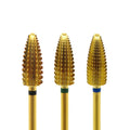 2 Way Typhoon Carbide Nail Drill Bits Gel Polish Nail Carbide Bur Flame Nail Milling Cutter for Left & Right Handed