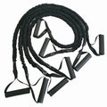 Gymarts Workout Latex Sleeved Resistance Band with Rubber Handle