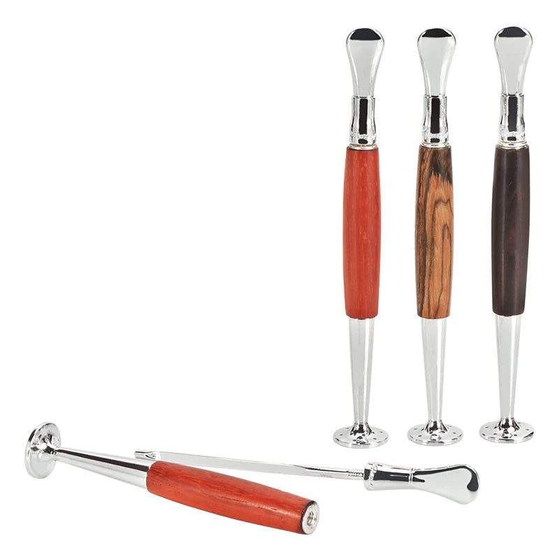 New Style in Stock Wood Metal Tobacco Pipe Tamper Cleaning Tool Press Sticker Press Rod Wholesale Smoking Pipe Accessories