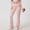 High Elastic Yoga Leggings for Women High Waist Loose Pant Yoga Leggings Fitness Butt Lifting Yoga Bell Bottom Pants