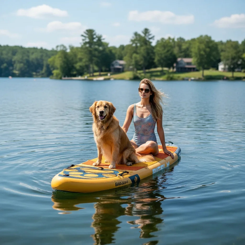 EU Spot Wholesale Stand up Paddle Board Heat Sealing Technology Water Sports Inflatable sup Board with Accessories