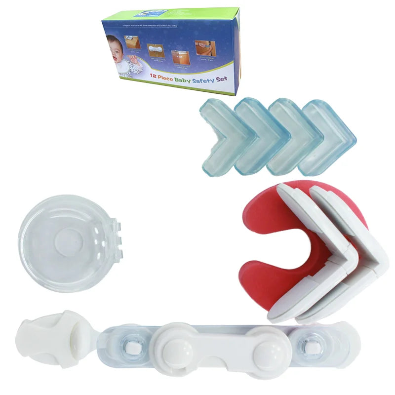 Prodigy All Types 18Pcs Baby Safety Product Baby Security Care Child Safety Set Kit Baby Proofing Set