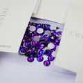 Factory Wholesale SS3-SS30 Purple Velvet Stone Flat Back Rhinestones New Color Loose Non-HotFix FlatBack Rhinestone