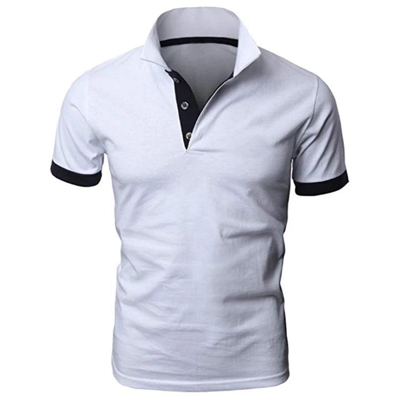 Polyester Cotton Tshirts Plain Mens Polo Tshirts With logo Custom logo Printed Men's Polo Shirt