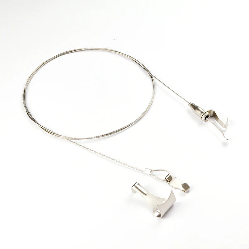 TS-F44 Adjustable Picture Hanging Wire Upgrade Mirror Frame Hanging Kit  Heavy Duty Stainless Steel Wire Rope Hook  2.5M