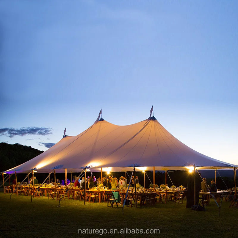 2025 Hot Sale 8*16m 1200D Oxford Hotel Canopy Tent Marquee for Wedding & Party Events Wholesale Price