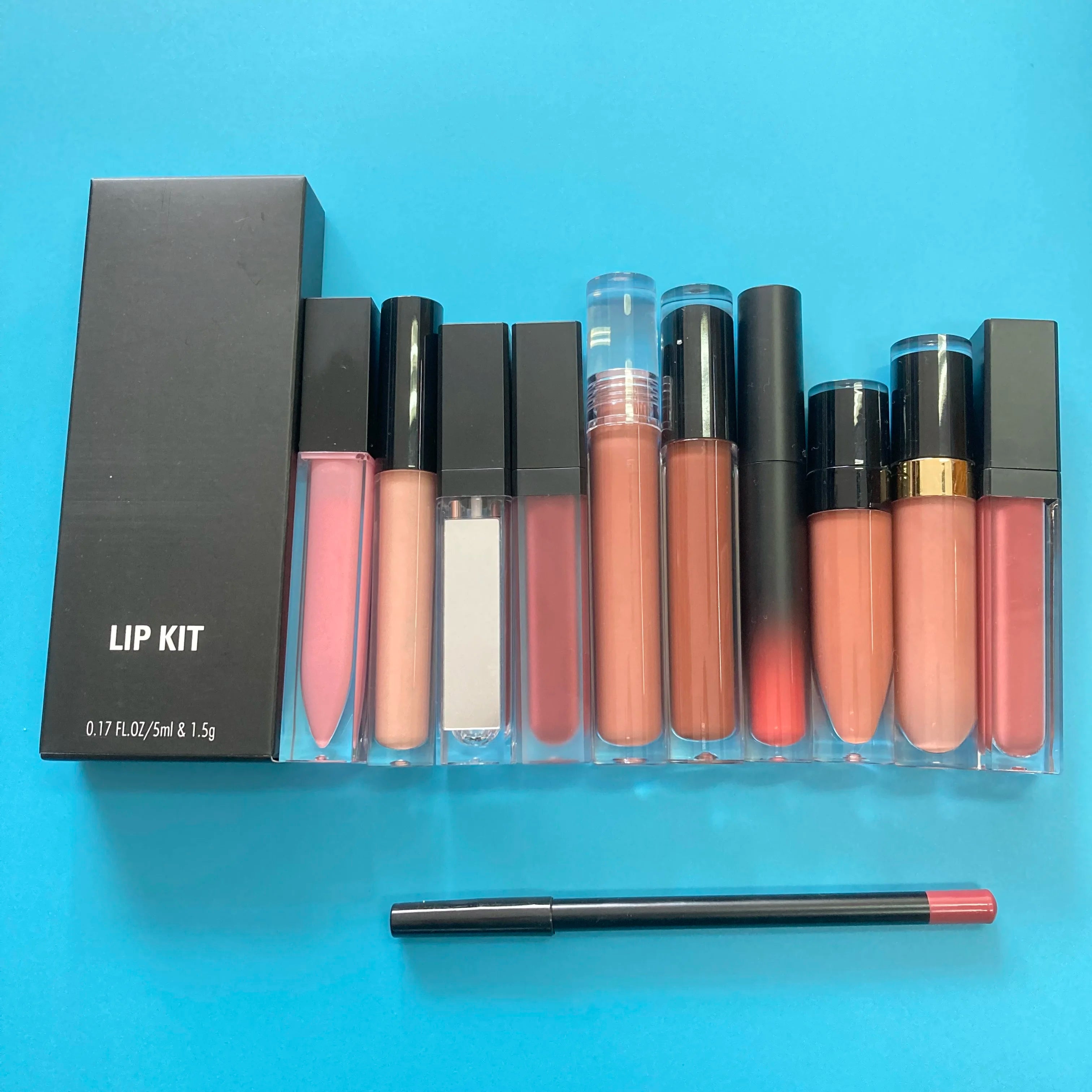 Popular Lip Gloss Kit Custom Box Lip Kits Private Label Custom Your logo