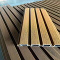 Waterproof Outdoor Decoration Fluted Paneling Composite Cladding Wood WPC Wall Cladding