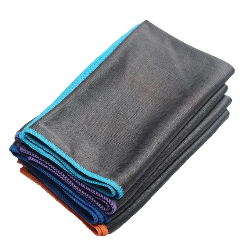 Eco-Friendly Polishing Glass Drying Towel Popular Carbon Fiber Supplies Microfiber Cleaning Cloth