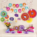 Diwali Decorations Kit Deepavali Diyas Lights Happy Diwali Banner Deepavali Hanging Swirls Festival of Lights Party Supplies