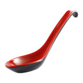 Hot Sale Restaurant Tableware Two Tone Color Japanese Soup Bowl Set Melamine Spoon