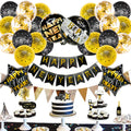 2025 New Year Happy Banner Balloon Photographic Background Kit Cake Toppers for Lunar Year Party Decorations