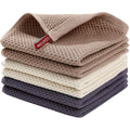Eco Friendly 100%Cotton Nature Organic Dish Towels Waffle Weave Kitchen Dish Cloths