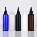 PET for Clear Plastic 2oz 60ml 100ml 200ml Squeeze Bottles Twist Top Cap for Skin Care Serum Shampoo Hair Oil Tip Applicator