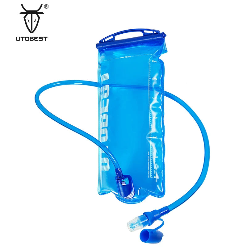 UTOBEST 2L Portable Water Bag Collapsible Waterproof Hydration Reservoir for Outdoor Activities