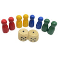 Manufacturer Portable Chessboard Colored Wooden Kids Board Game Custom Wood Token Pawns for Classroom Activities