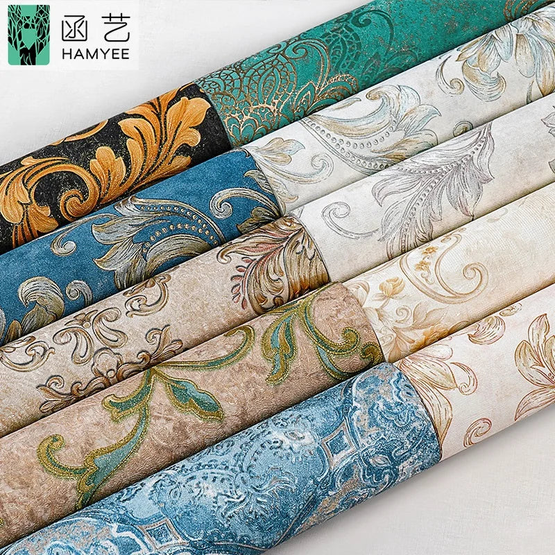 Water Proof Wall Paper Interior Home Decoration Golden Wallpaper 3d