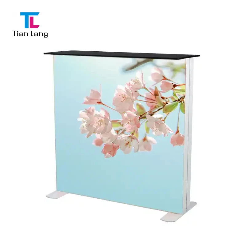 TianLang Wholesale Foldable LED Lightbox Frameless Pop-up Advertising Fabric for Trade Show Promotion