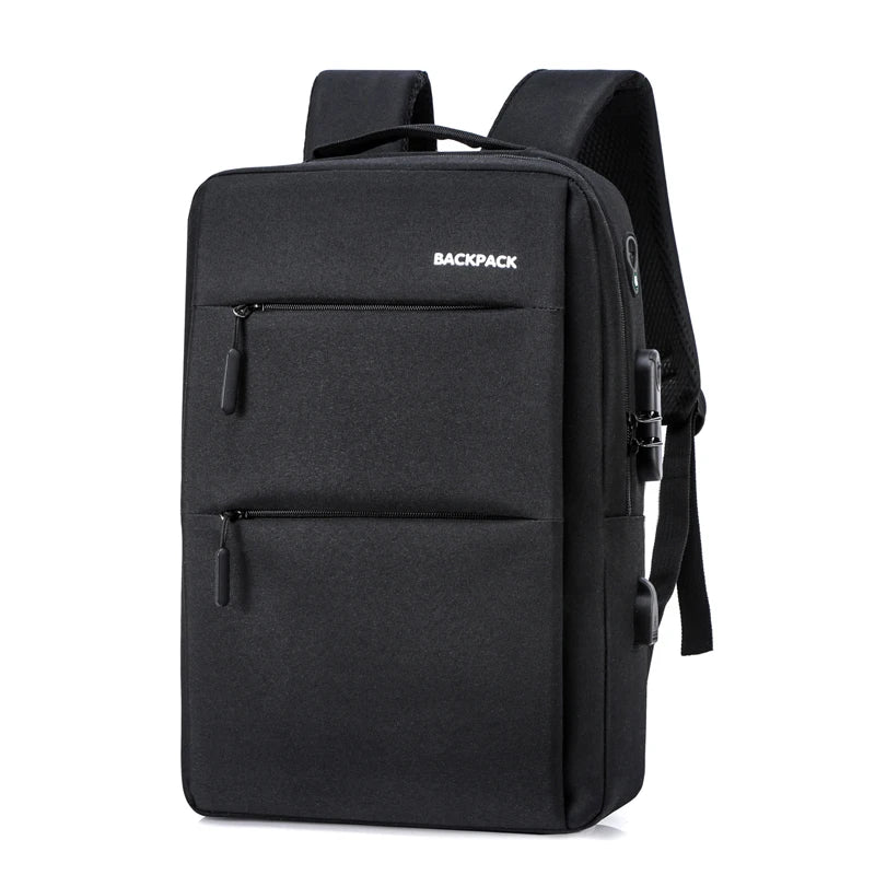 Cheap Customized USB Charging Light Weight 4 Compartments Men Laptop Backpack
