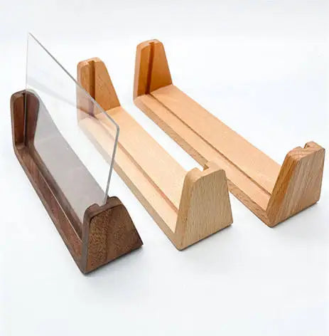 Wholesale Solid Wood U-Shape Frame 4-8 Inch Photo Frame Wooden Base Tabletop Desktop Display