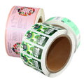 Custom Logo Printed Cosmetic Bottle Stickers Makeup Packaging Labels