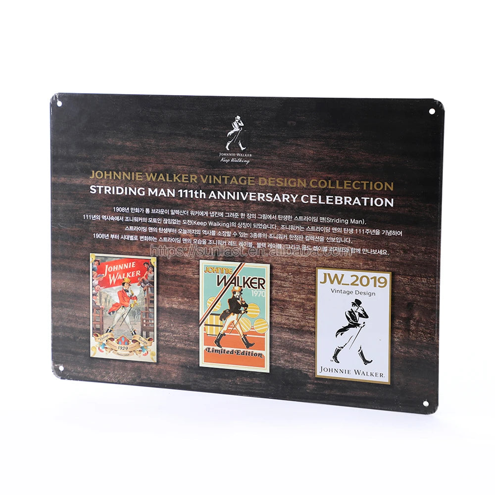 Factory Wholesale Custom Metal Plate Tin Sign Vintage Old Car Motor Garage Wall Sign Metal Material Decorative Poster Plates