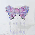 Luxury Vintage Rhinestone Butterfly Tassel Hair Clips Fashion Ponytail Hairpins Twist Clip Women Hair Accessories