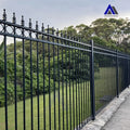 Verified Pro Factory Ornamental Steel Picket Fence Easily Assembled Steel Fence Panels for Outdoor Garden Park Industrial