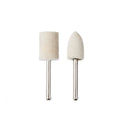 Pexmientas Rotary Tool Felt Cone Wool Felt Polishing Bobs Polishing Felt Bobs Mounted Felt Wool Bobs Wool Felt Buffing Wheel