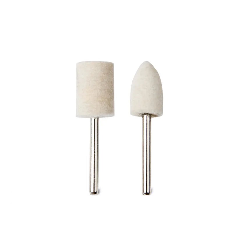 Pexmientas Rotary Tool Felt Cone Wool Felt Polishing Bobs Polishing Felt Bobs Mounted Felt Wool Bobs Wool Felt Buffing Wheel