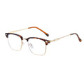 New Arrival Retro Fashion Women's Metal Glasses Small Square Blue Blocking Computer Anti-Reflective Lenses