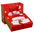 Custom Printed Christmas Gift Box with Embossing Art Paper Recycled Materials Includes Bags-MOQ 500 Pcs