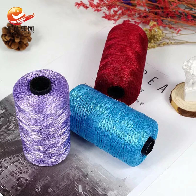 Pengda 2020 New Blended rainbow Crochet Yarn for Hand Knitting Shoes Scarf Winter Warm Thread 100g/roll