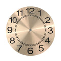 Iron Wall Clock Polished Gold Aluminum Face Clock Dial Clock Accessories Factory Processing and Customization