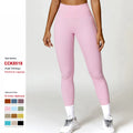 Custom OEM Wholesales High Waist Compression Stretch Gym Sports Workout Ribbed Leggings Tight Breathable Yoga Leggings for Women