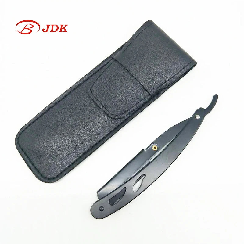 JDK Professional Classic Straight Edge Barber Razor - Salon Quality Cut Throat Shavette